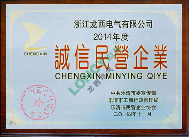 誠(chéng)信民營(yíng)企業(yè)